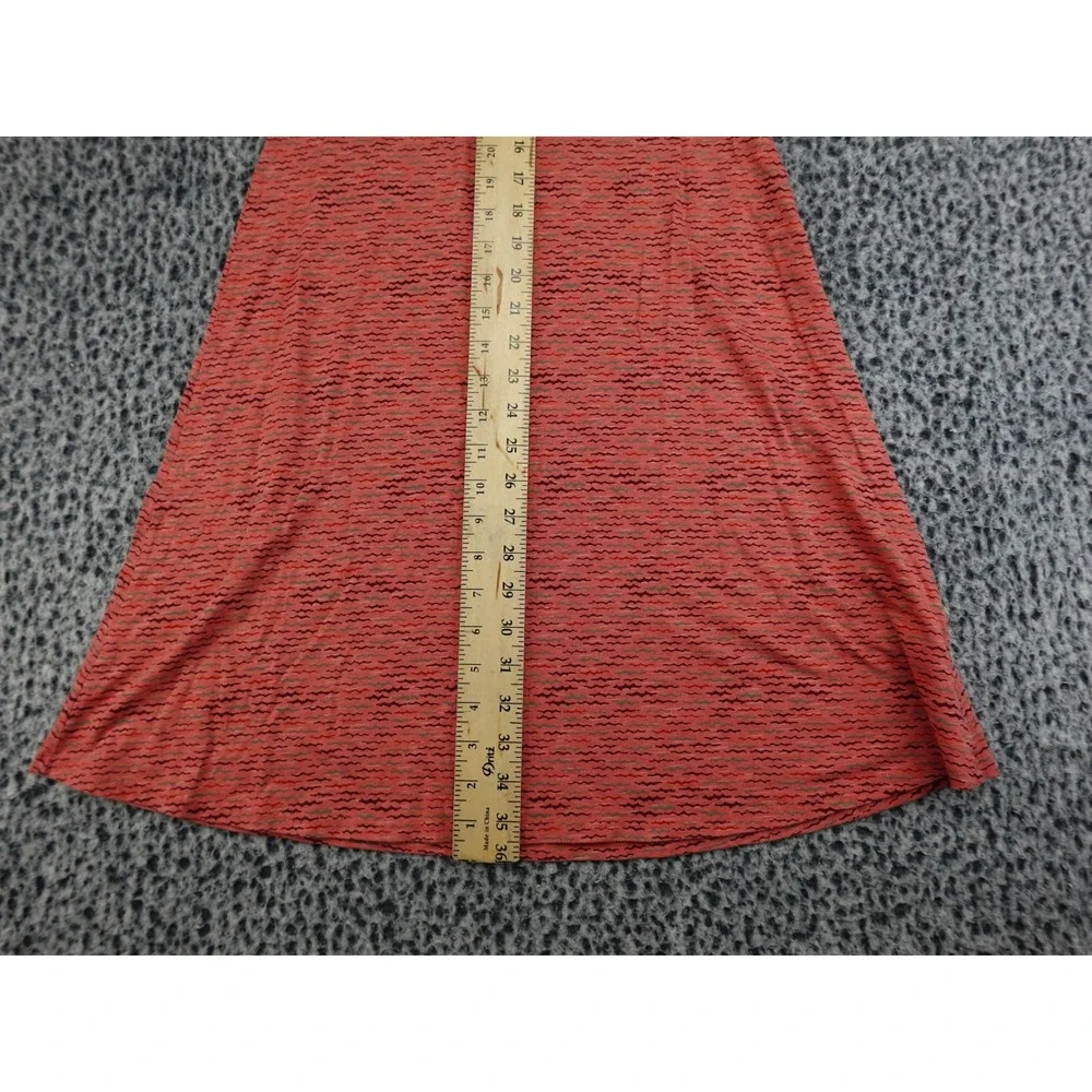 Toad&Co Rosemarie Dress Womens XS Coral Red Excellent Eco-Friendly V-Neck Stripe